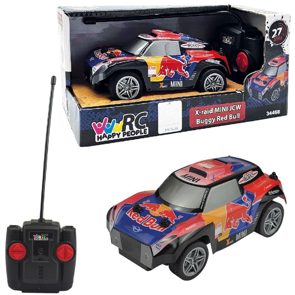  RC X-Raid Mini Jcw Buggy Red Bull 1:28 15 Cm
