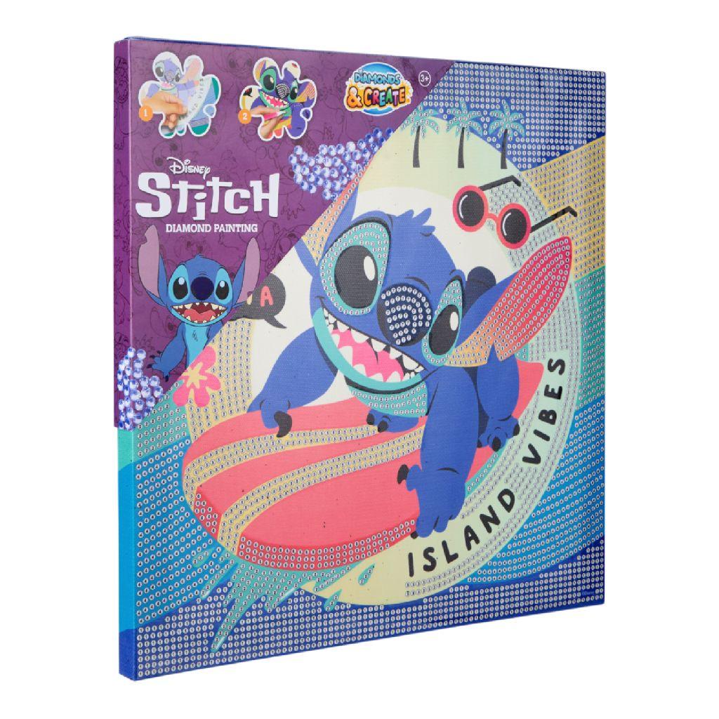 Disney Stitch - Diamond Painting Canvas - 29 x 29 cm