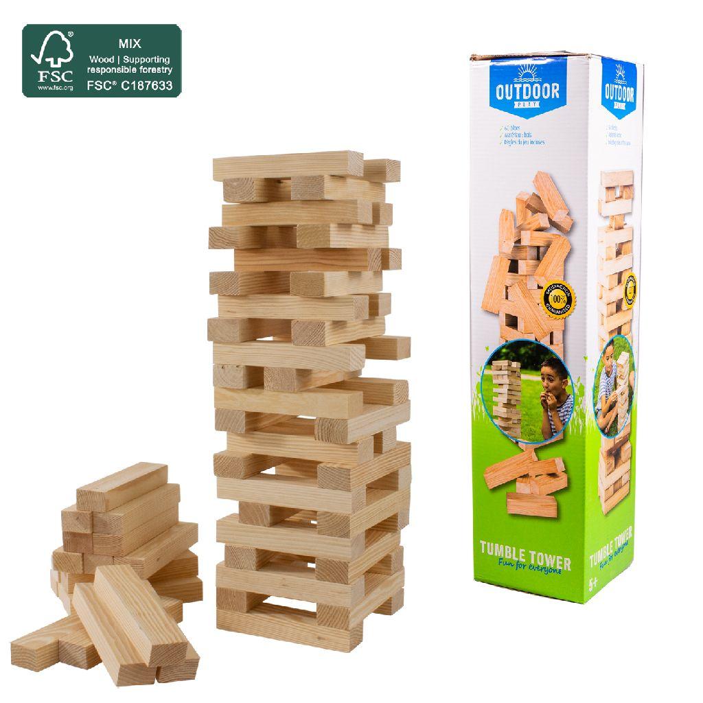 Outdoor Play Stapeltoren Incl Draagtas Fsc