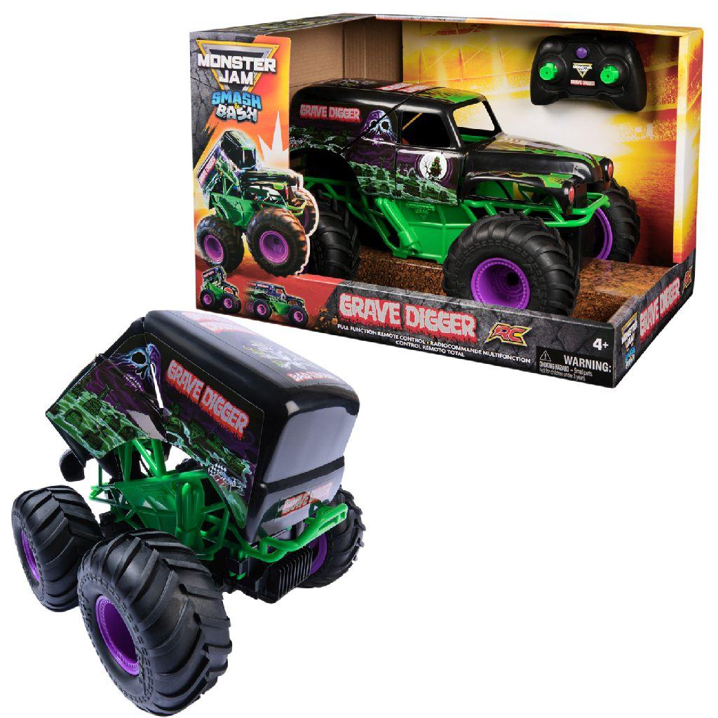  Monster Jam 1:15 Rc Smash And Bash Grave Digger
