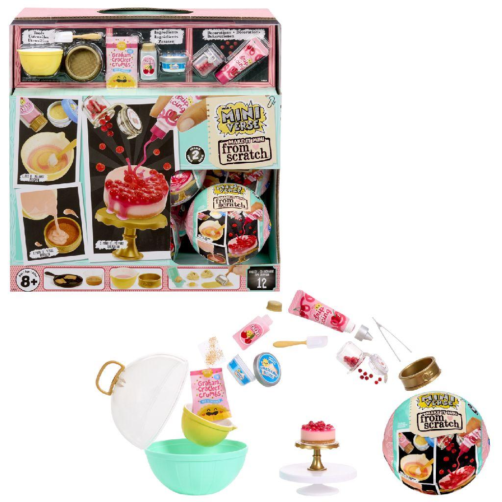 MGA Miniverse Make It Mini From Scratch™ - Serie 2 - Knutselset - Miniaturen Maken Van Gebakjes