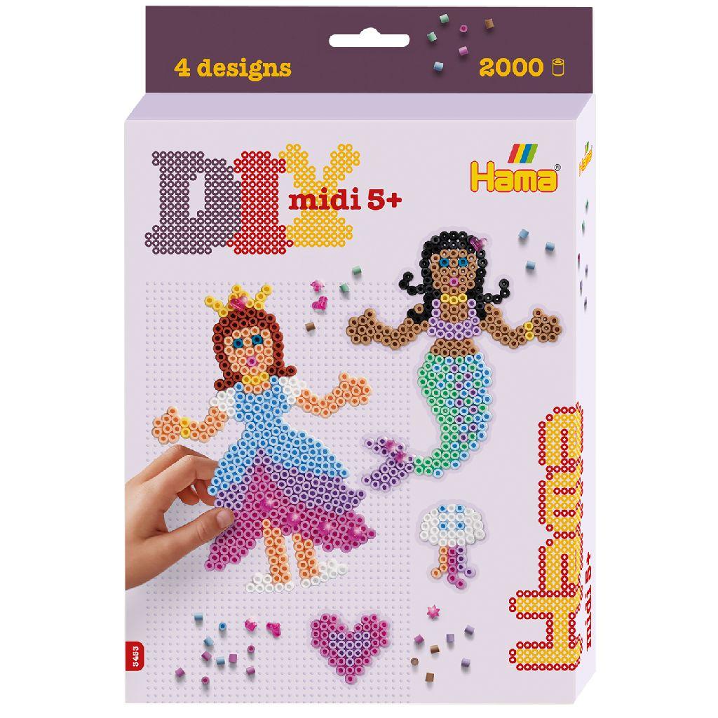 Hama strijkkralen prinsessen en zeemeerminnen 3D set 2000 delig