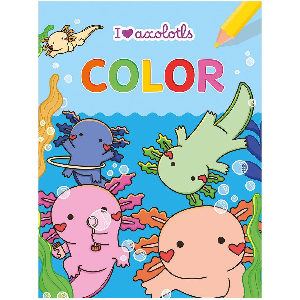 Deltas Kleurboek I Love Axelotls
