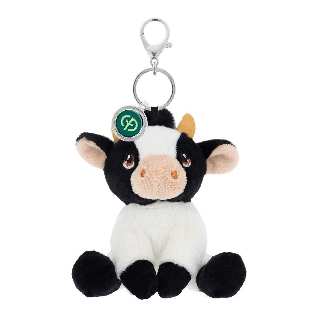 Sleutelhanger 12cm - knuffel koe