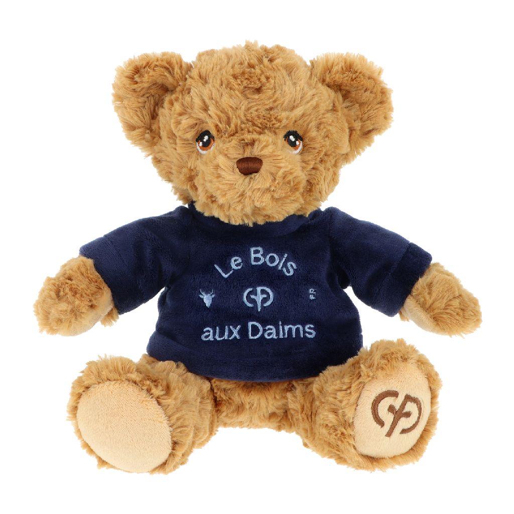 Knuffelbeer - Teddy Bear 20cm - Blauw shirt - Bois Aux Daims
