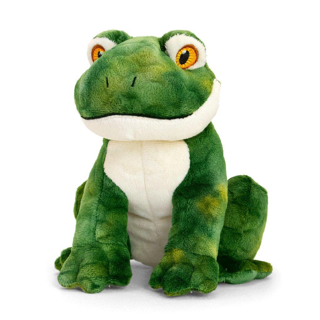 Keel Toys Kikker - 18 cm - Dieren knuffelbeesten