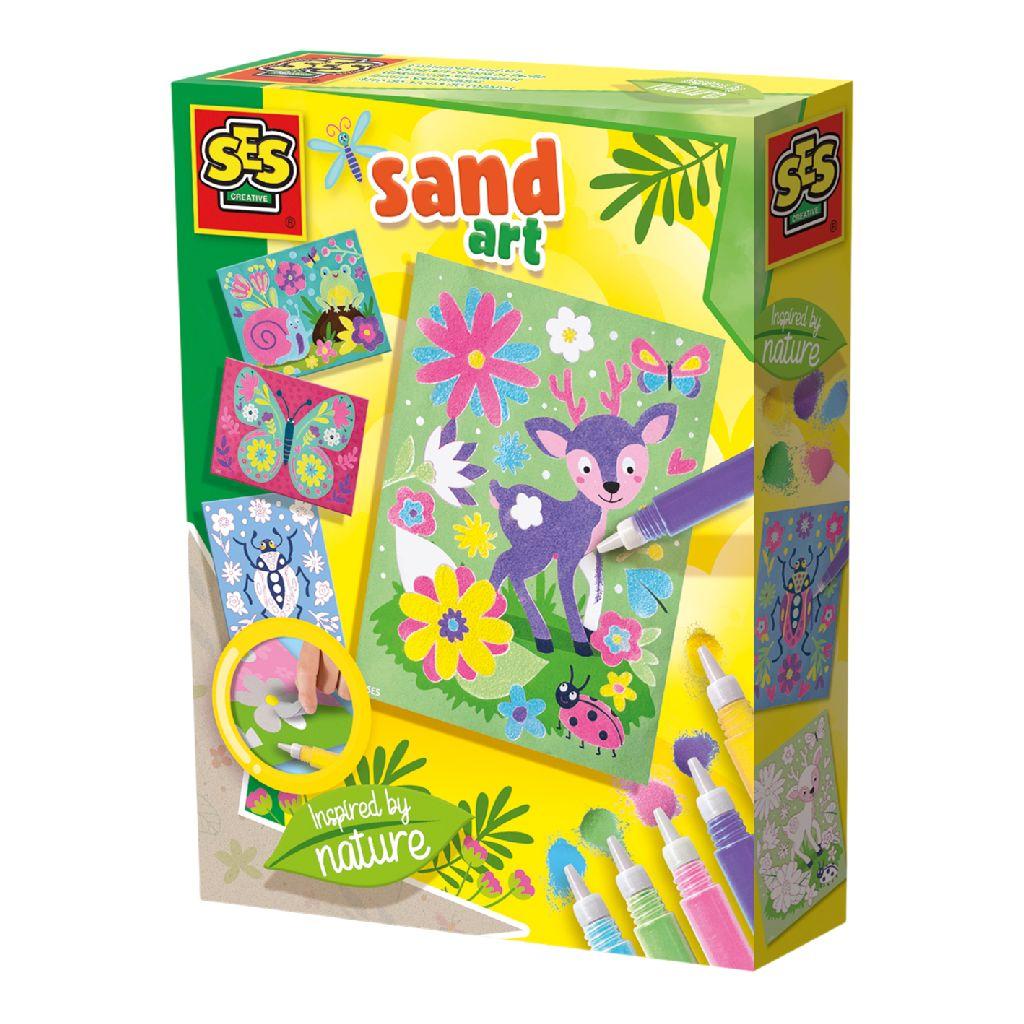 SES Creative – Zandkunst met Kleuren – Inspired by Nature – creatieve knutselset