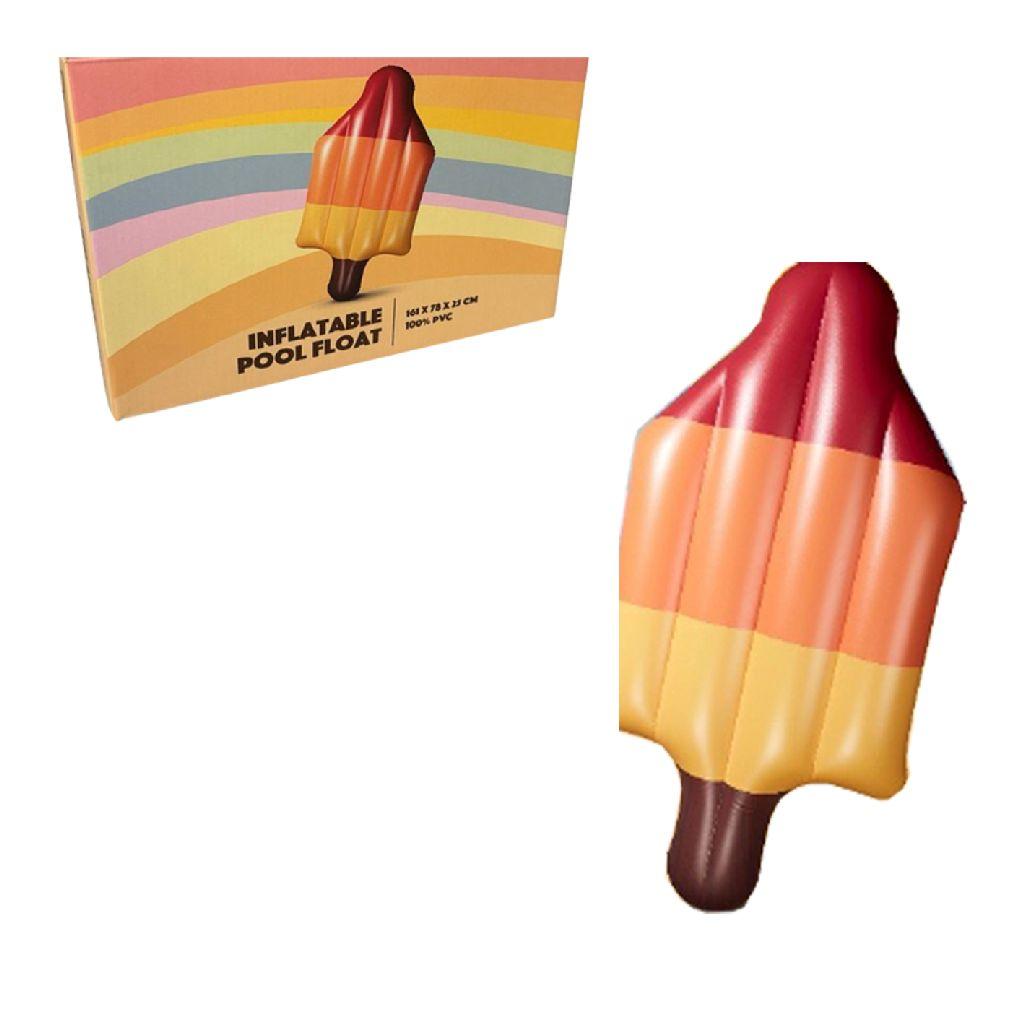 Keep It Cool – Opblaasbaar Raket IJsje voor Zwembad en Strand -161 x 78 x 25 cm