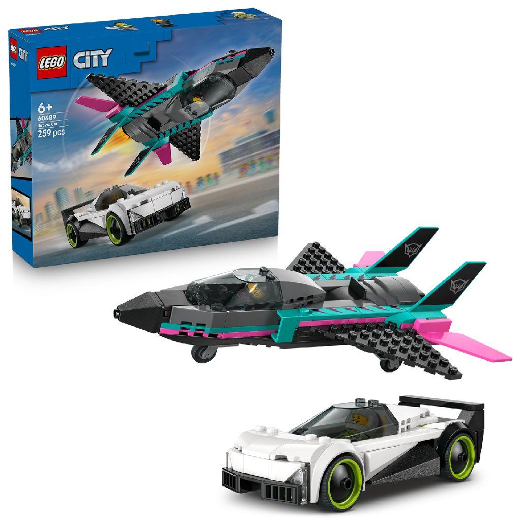LEGO® City 60489 Straalvliegtuig vs. Sportauto