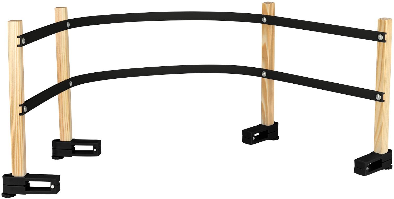 Nijdam Slede hout opklapbaar 100 cm rugleuning en touw - (houten slee