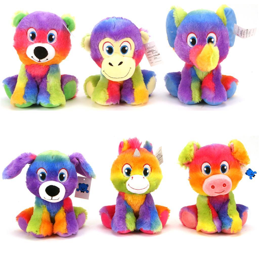 Dieren Pluche Regenboog 20cm
