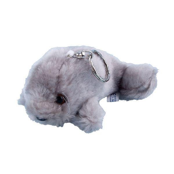  Zeehond Sleutelhanger Grijs 13cm
