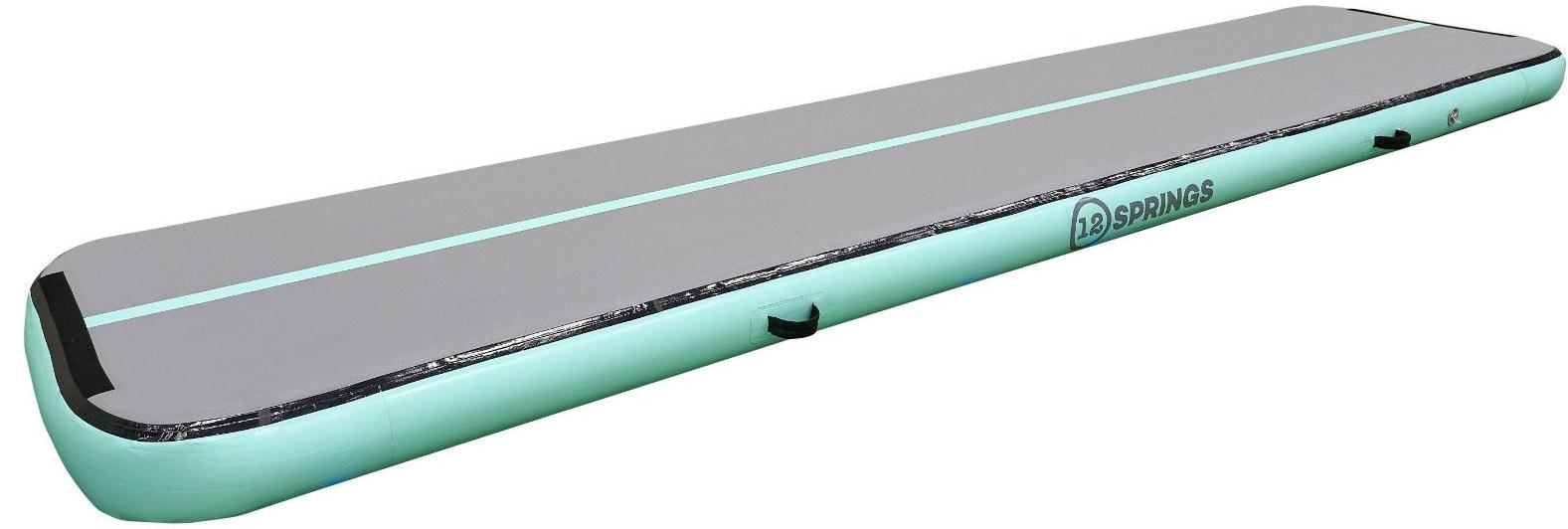 12SPRINGS Airtrack - 500 x 100 x 20 cm - Plus - Groen