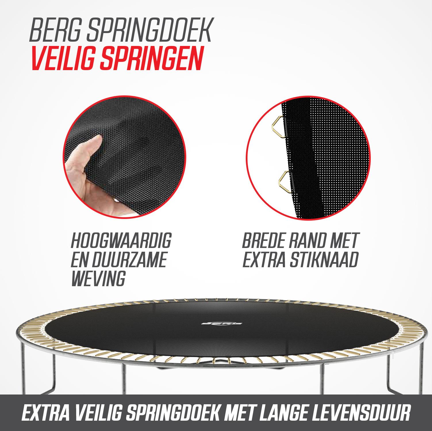 BERG Trampoline Favorit - InGround - 330 cm - Groen