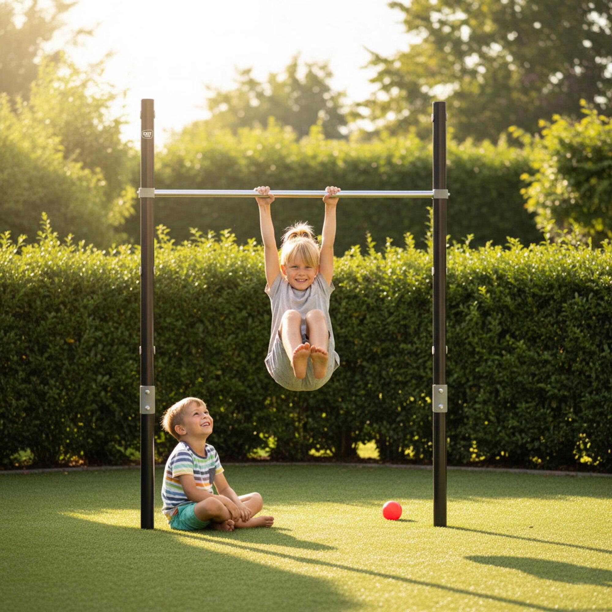 EXIT Ivy duikelrek - rekstok, turnrek verstelbaar in 4 hoogtes (met 2 grondankers)