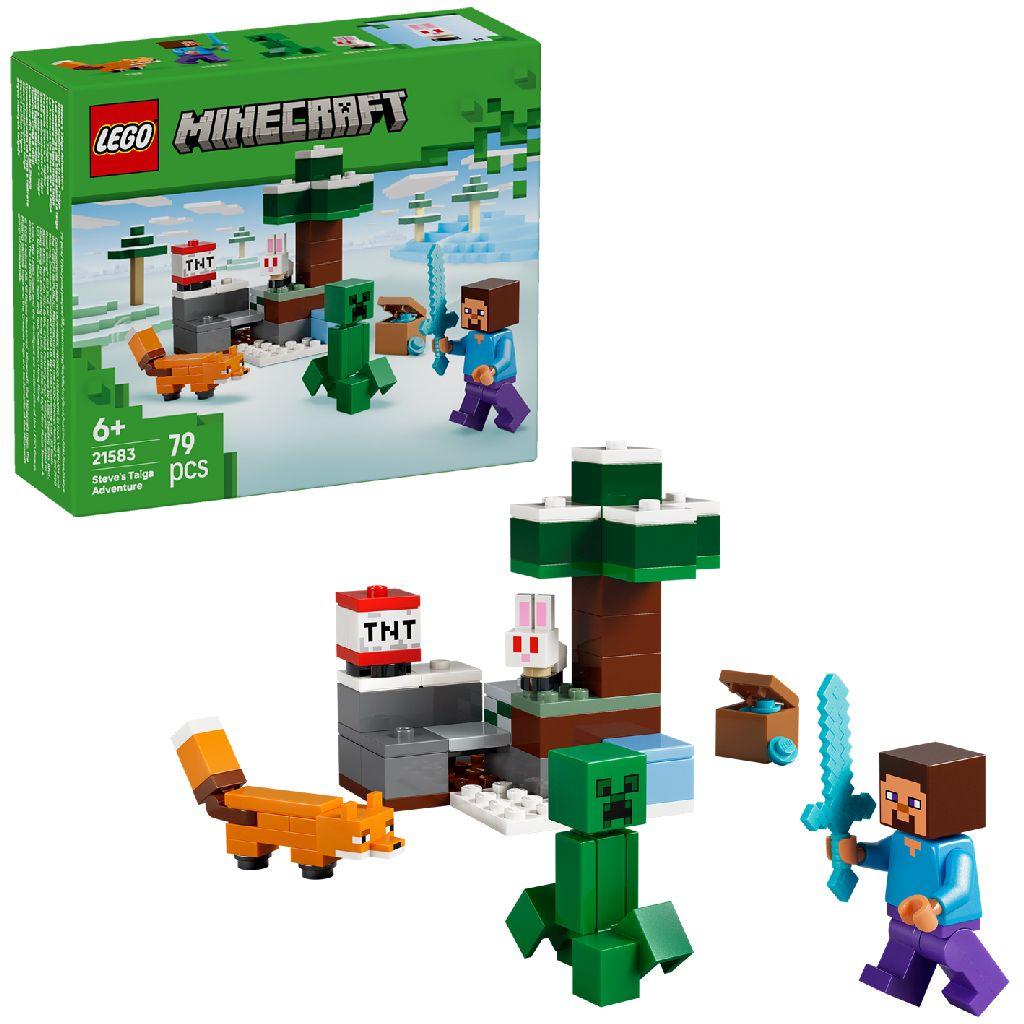 Lego 21583 Minecraft Steve's Taiga-Avontuur