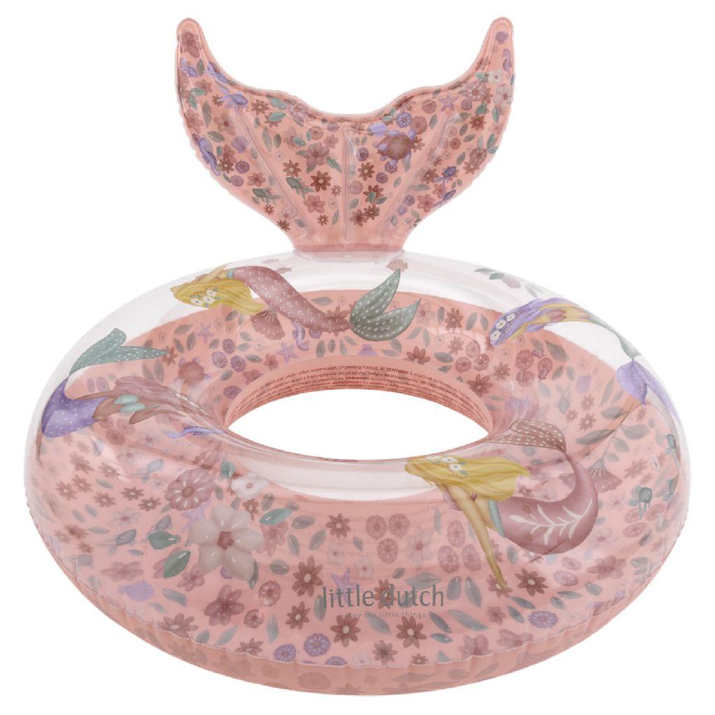 RUBO TOYS Little Dutch Dreamy Mermaid Zwemring 91cm + Staart