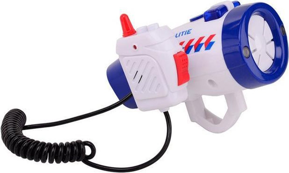 Fiets Sirene met Licht en Microfoon - Politie