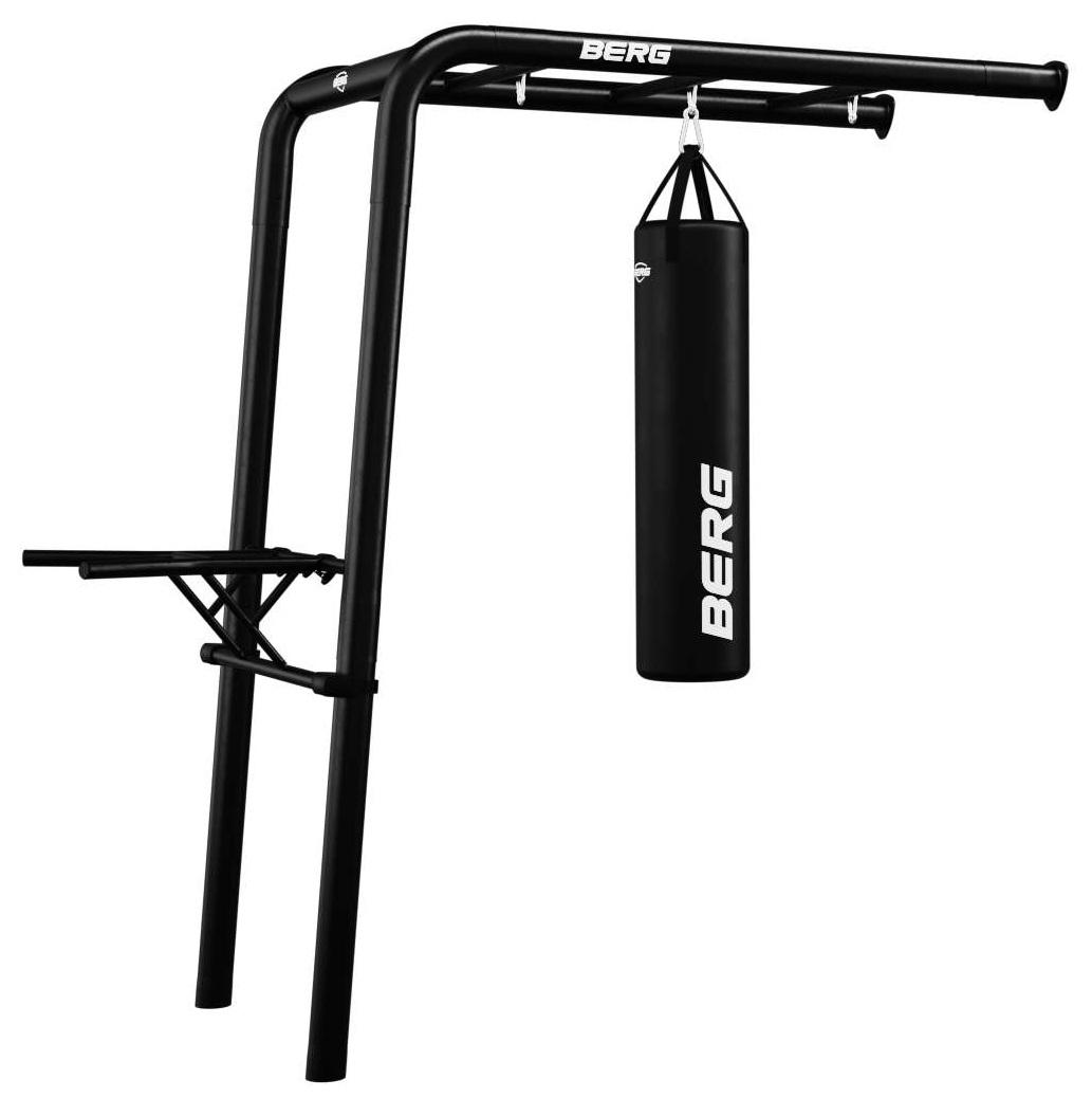 BERG PlayBase Wall - 3-in-1 Speeltoestel - Small - met Rekstok - Wandmodel - SPORTS SET - met dipstang en bokszak