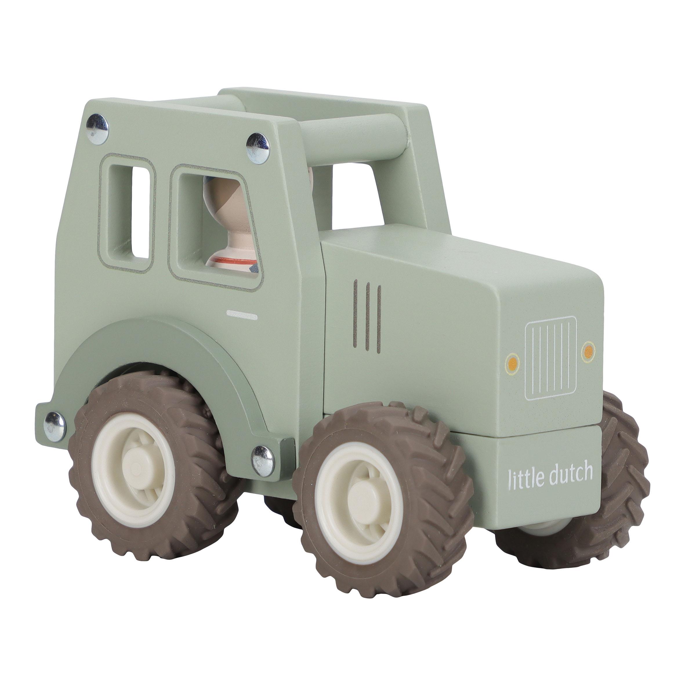 Little Dutch Speelgoed Houten Tractor FSC