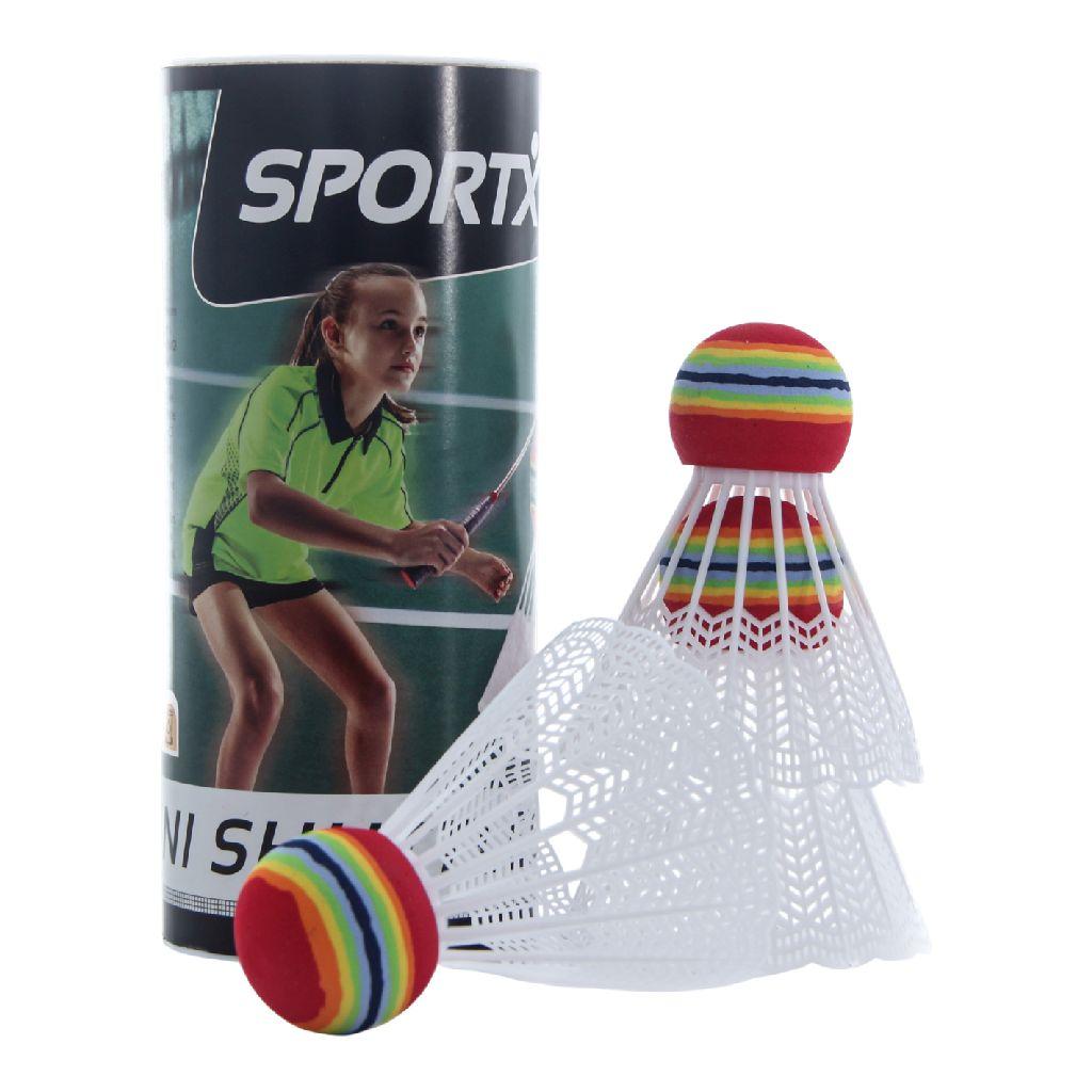 Sportx Mini Badminton Shuttles 3 In Koker FSC