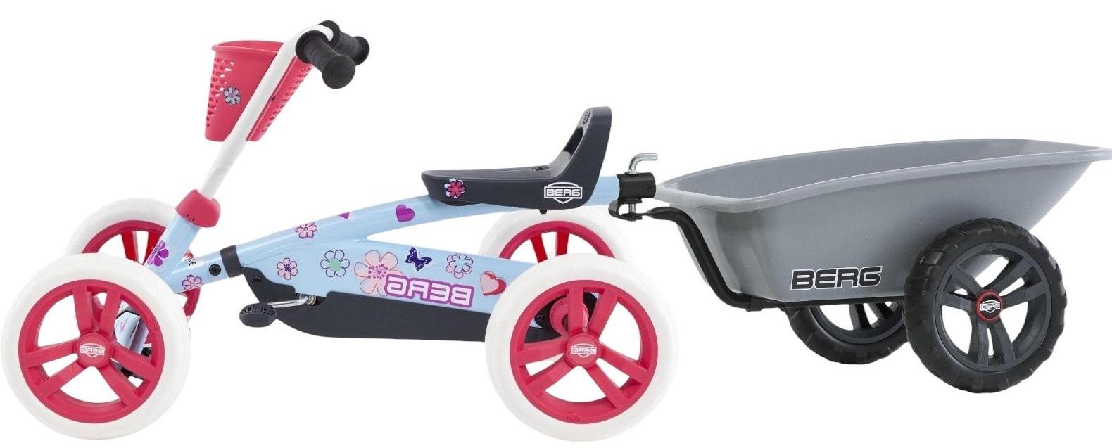 BERG Skelter Buzzy Bloom met aanhanger