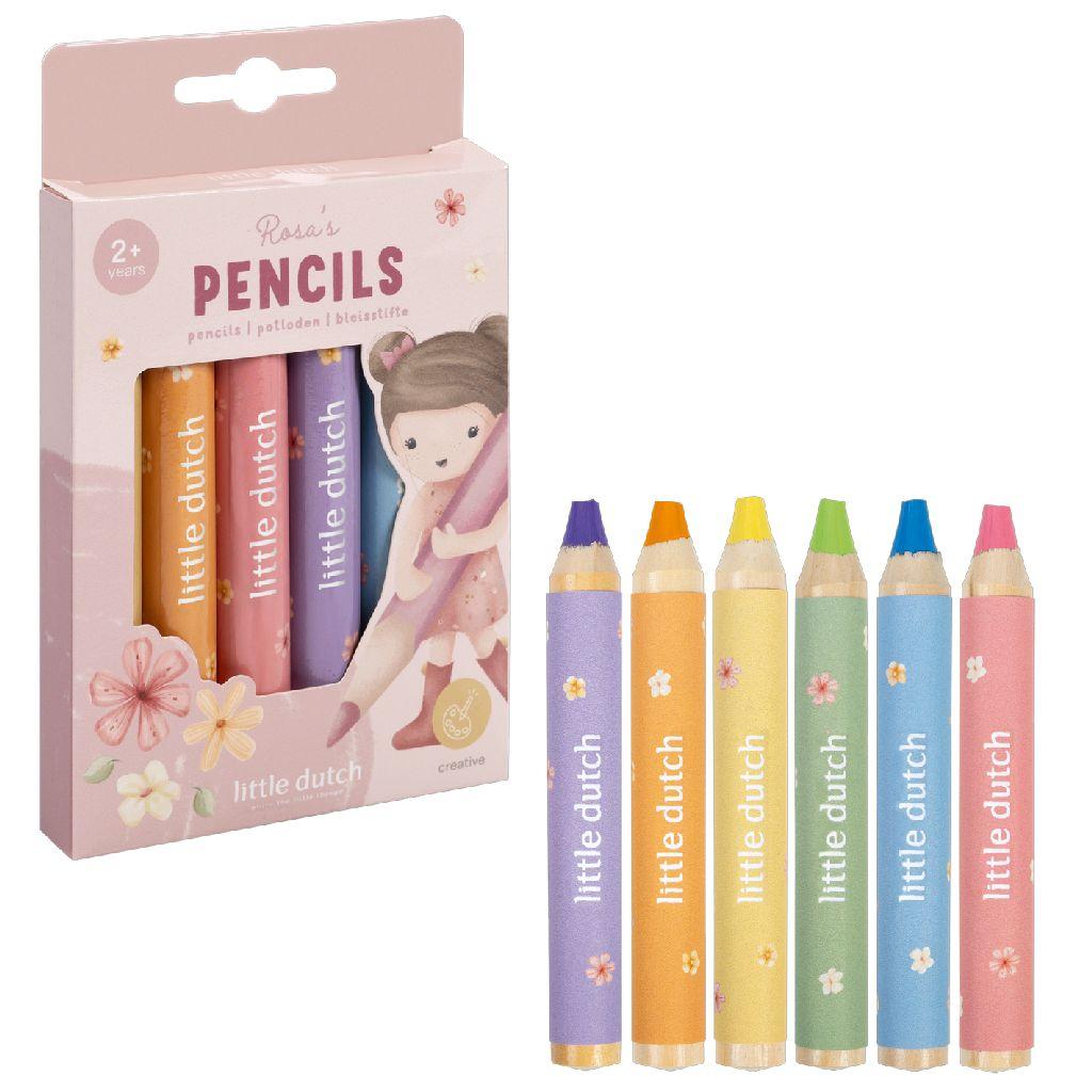 Little Dutch Rosa And Friends Kleurpotloden