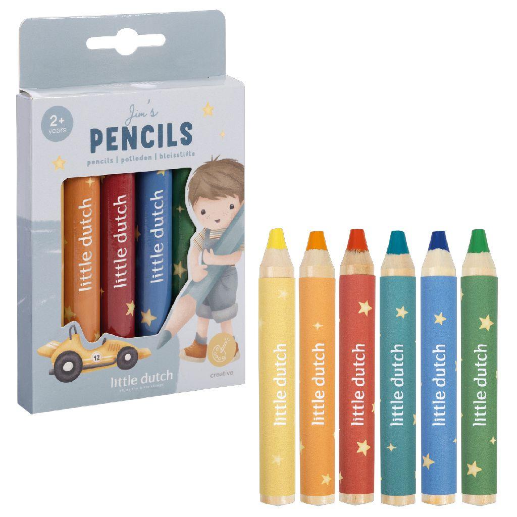 Little Dutch Jim And Friends Kleurpotloden