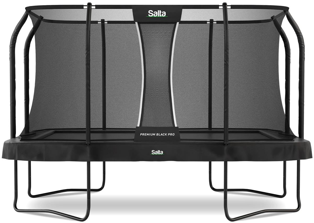 Salta Trampoline Premium Black Pro 400 x 260 cm Rechthoekig met Veiligheidsnet - Zwart