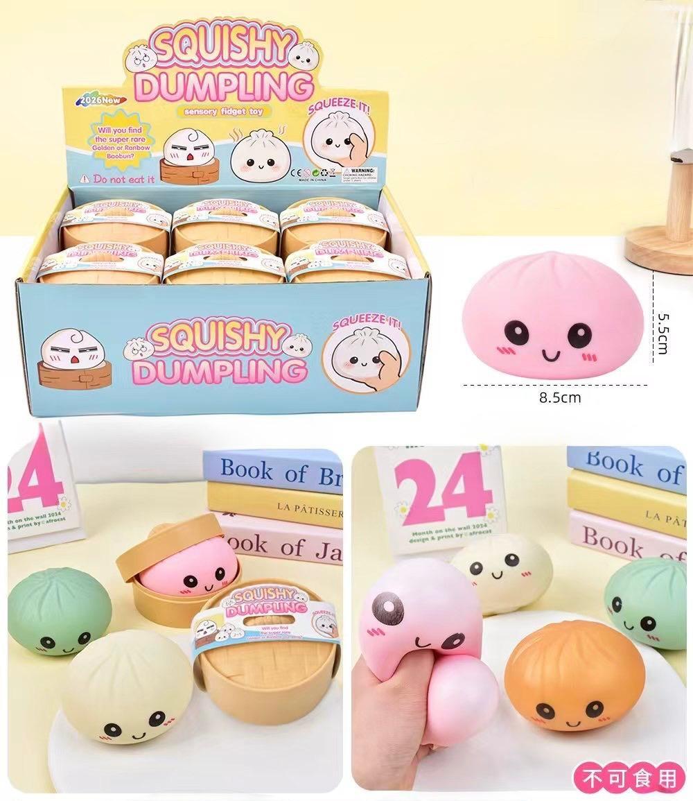Squishy Dumplings Fidget Fun 8,5 cm (mystery blind blox)