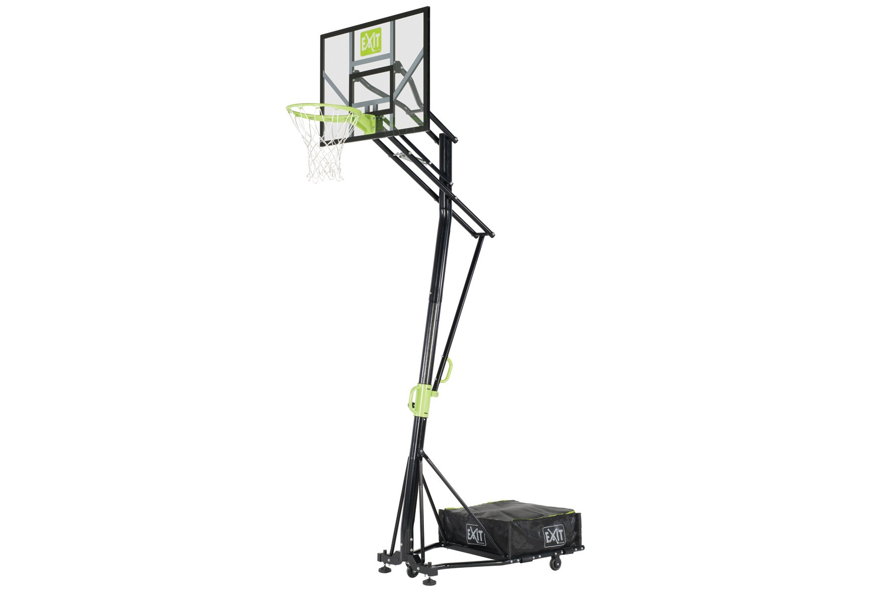 EXIT Galaxy Verplaatsbaar Basketbalbord op Wielen - Groen / Zwart