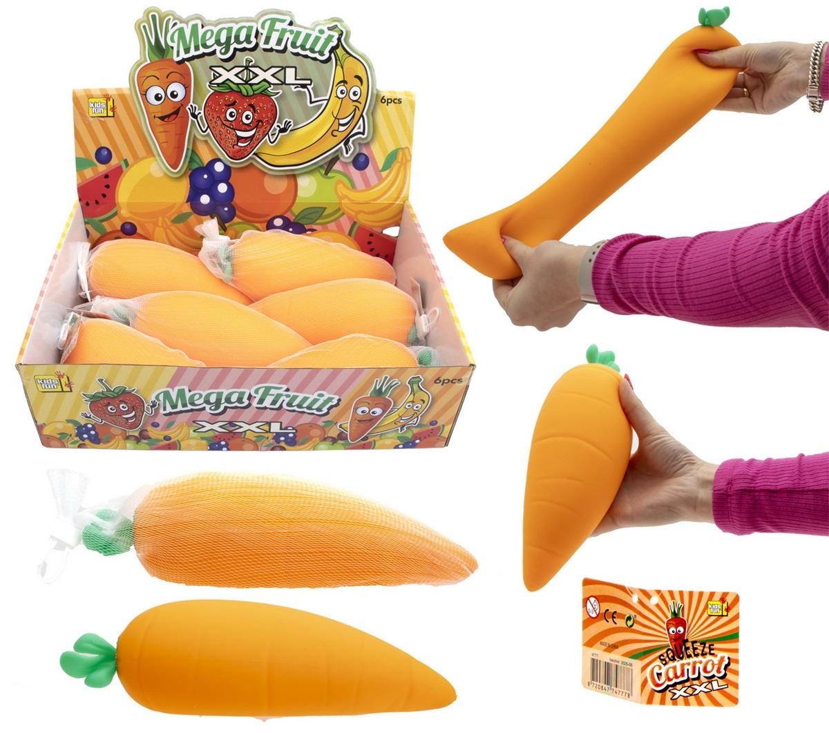 Squishy Wortel 28 cm XXL 