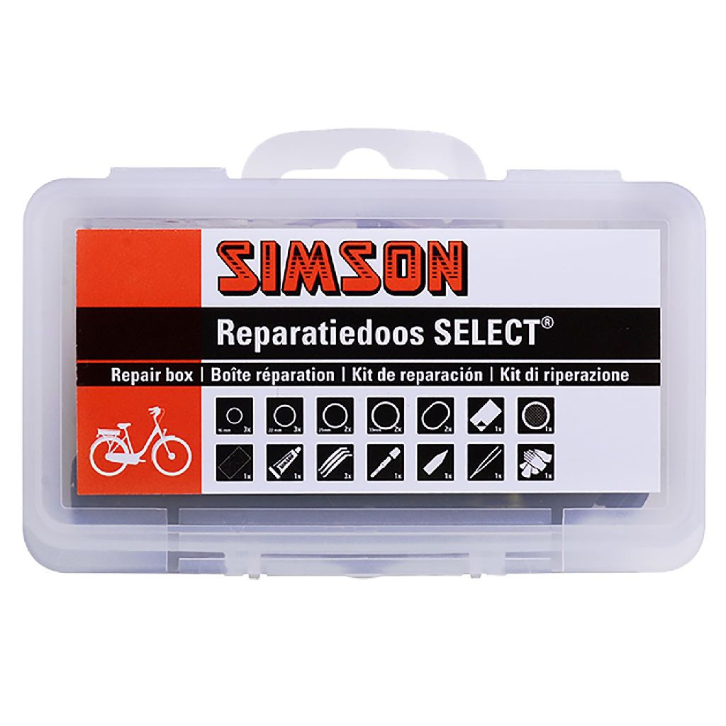 Fiets Reparatieset Simson - Voor 12 Plakbeurten