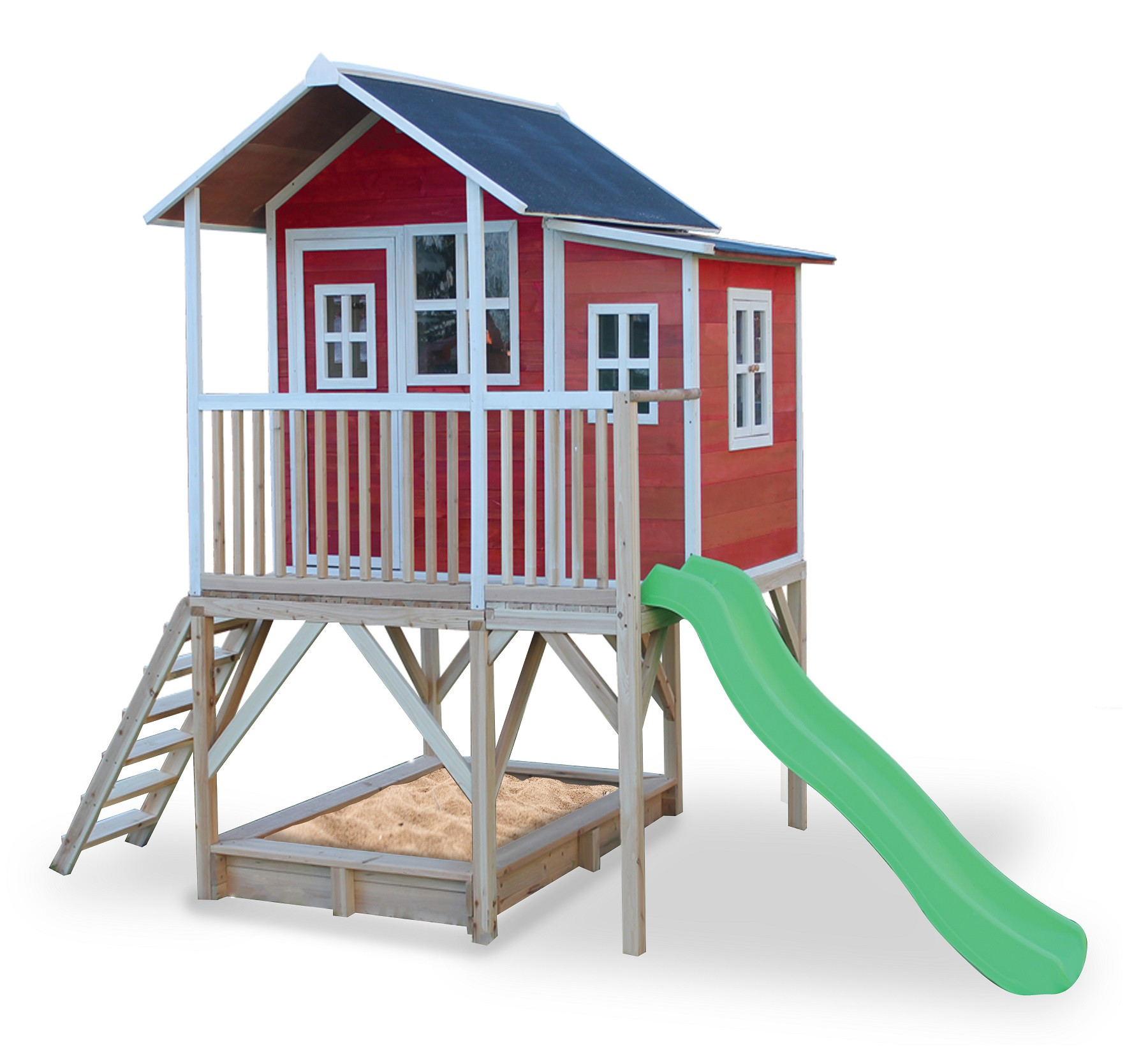 EXIT Loft 550 - Houten Speelhuis - Rood