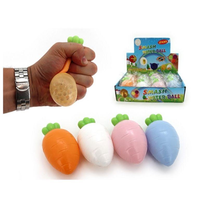 Mini Wortel Knijpbal – Squishy Stressbal 8,5 cm Squeeze Wortel