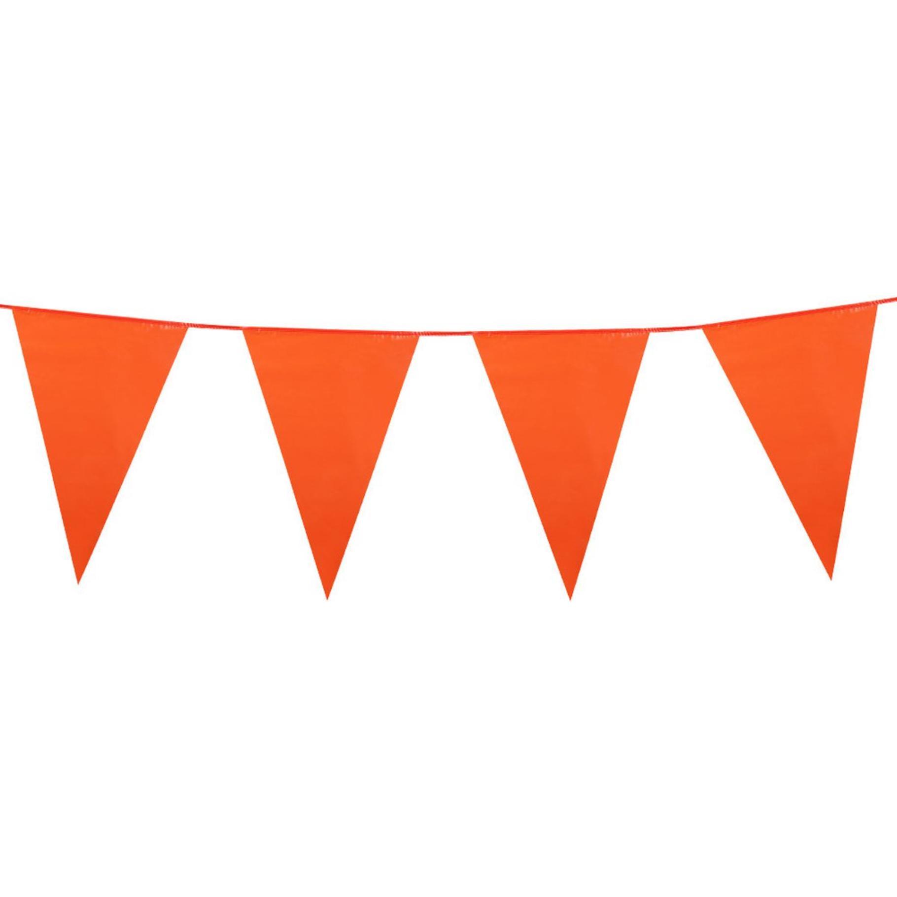 Vlaggenlijn XL 10 Meter Oranje
