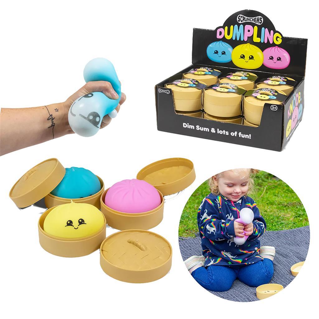 Squishy Scrunchems Dumplings Fidget Fun 8,5 cm (mystery blind blox)