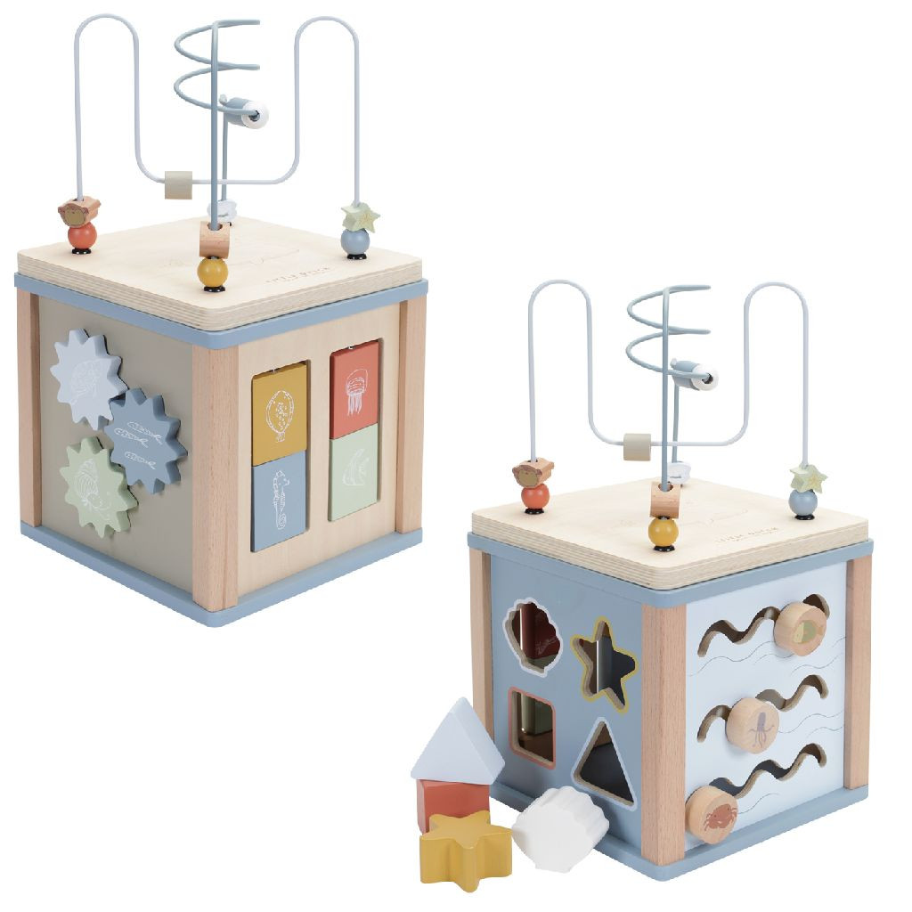 Little Dutch Houten Activiteitenkubus - Ocean