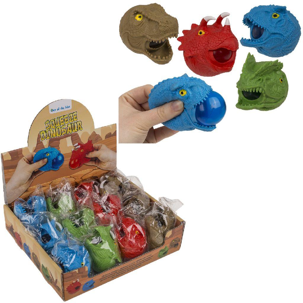 Squishy Squeeze Dinosaurus 4 Ass.