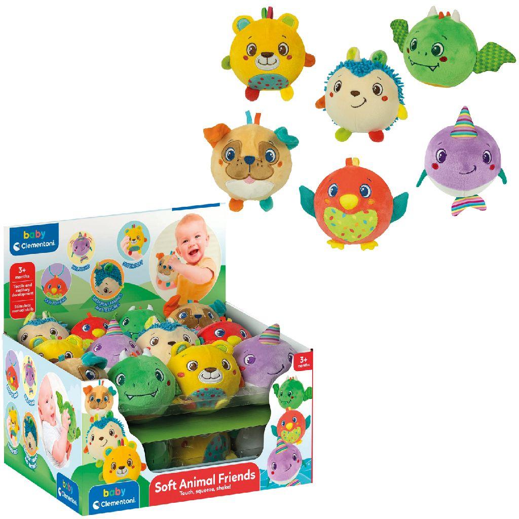 Clementoni Soft Animal Friends - assortiment - prijs per stuk