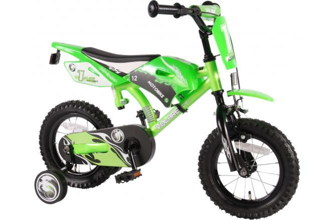 Volare Motobike - 12 inch - Groen - Kinderfiets