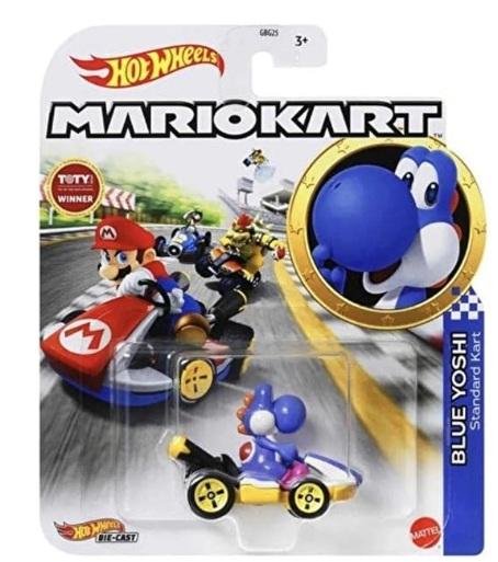 Hot Wheels Mario Kart - Blue Yoshi