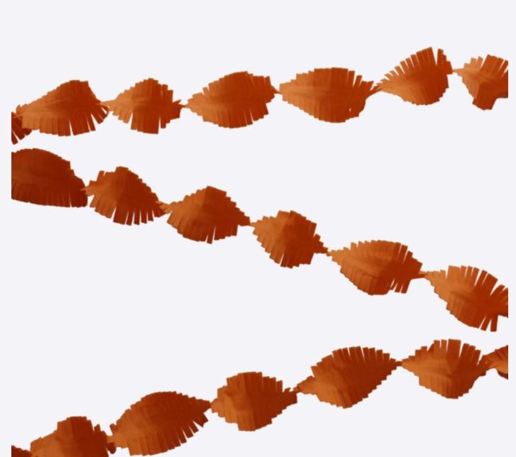 Crepe slinger 6m Oranje