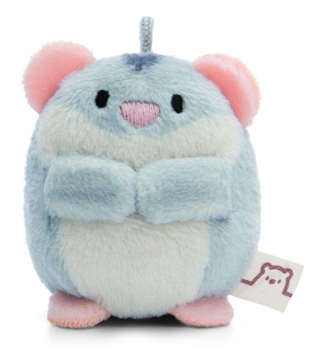 Nici Hamster Shai Grey - knuffel - 5 cm 
