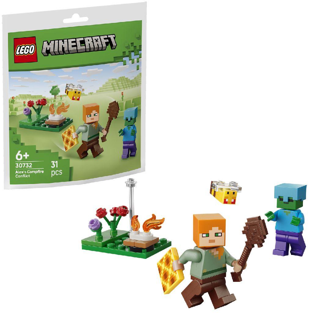 LEGO 30732 Minecraft Alex en de strijd Bij het kampvuur