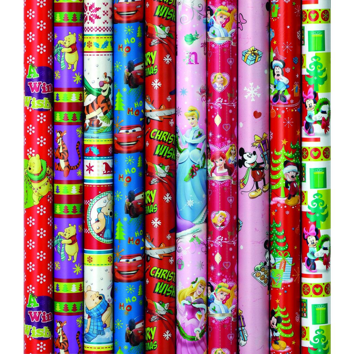 Kerst inpak kadopapier Disney Winter