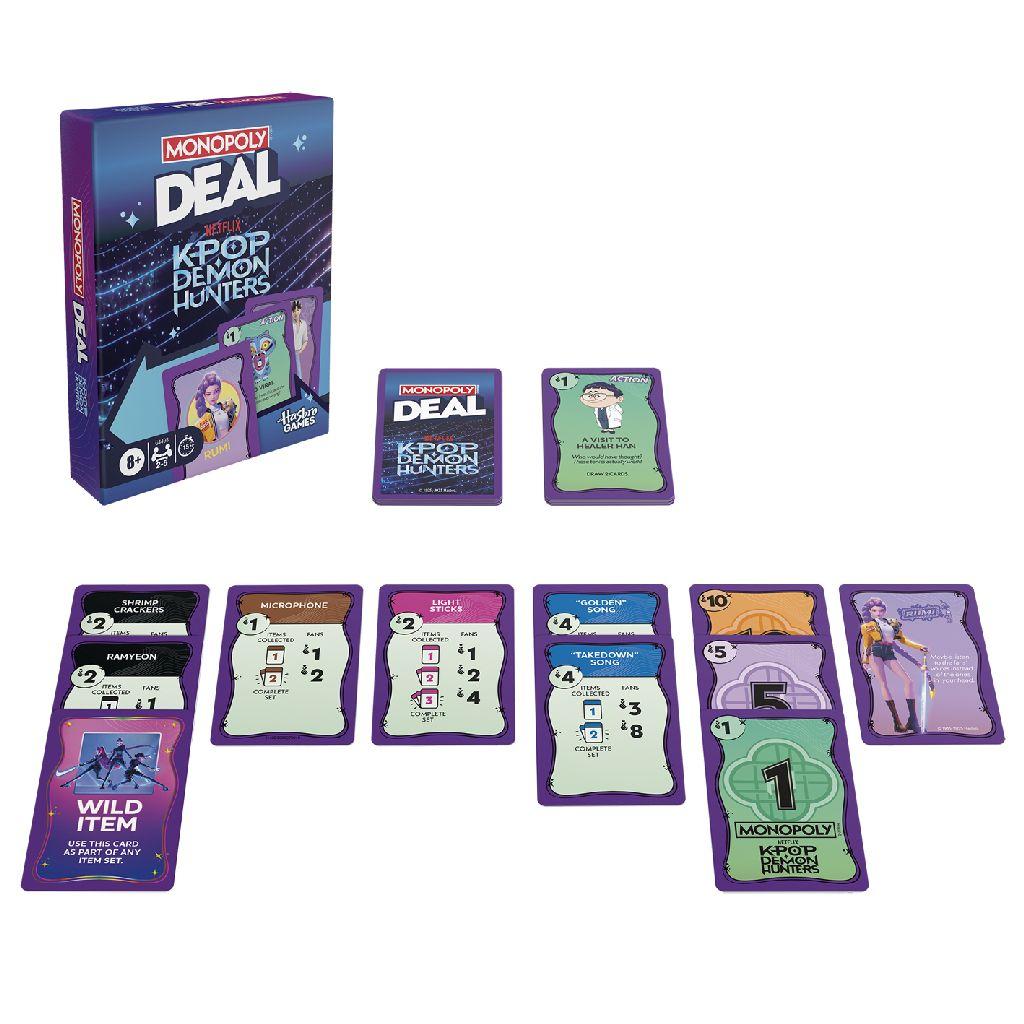 Monopoly Deal K-Pop Demon Hunters