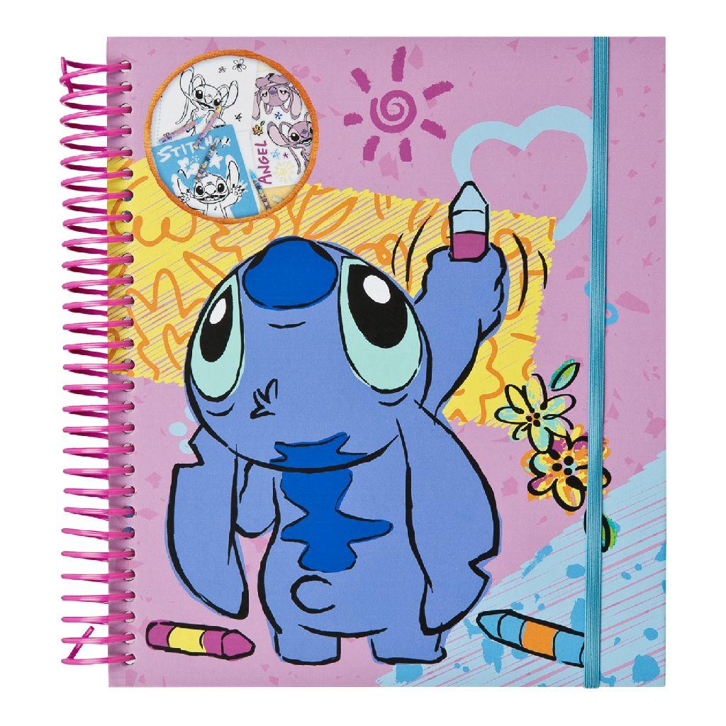 Stitch Stencil kleurset met stickers en stiften