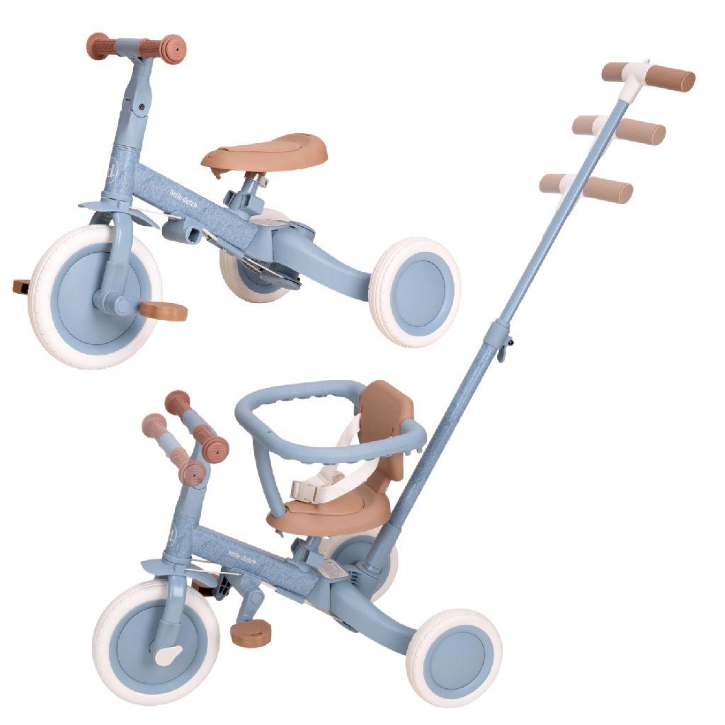 Little Dutch Safari 4-In-1 Driewieler Dreams Blue
