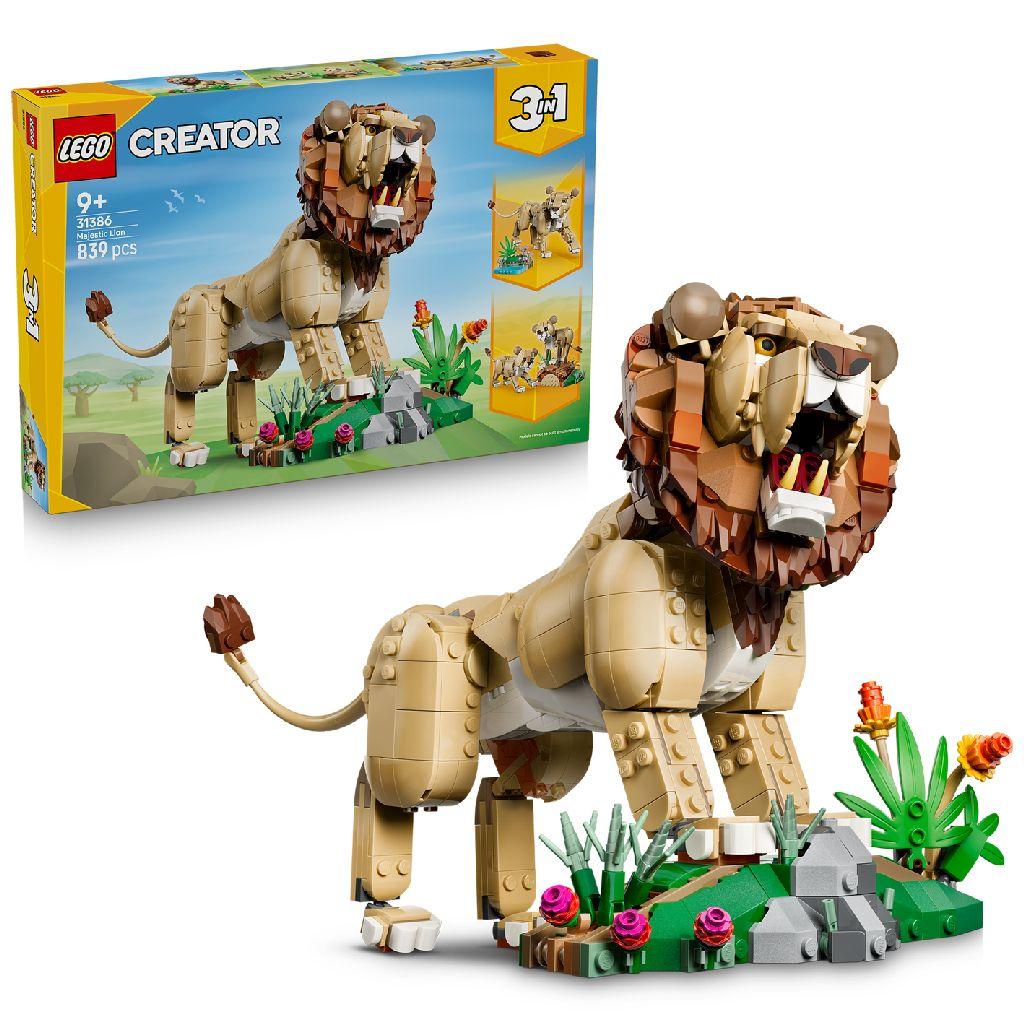 LEGO 31386 Creator Wilde Dieren Majestueuze Leeuw